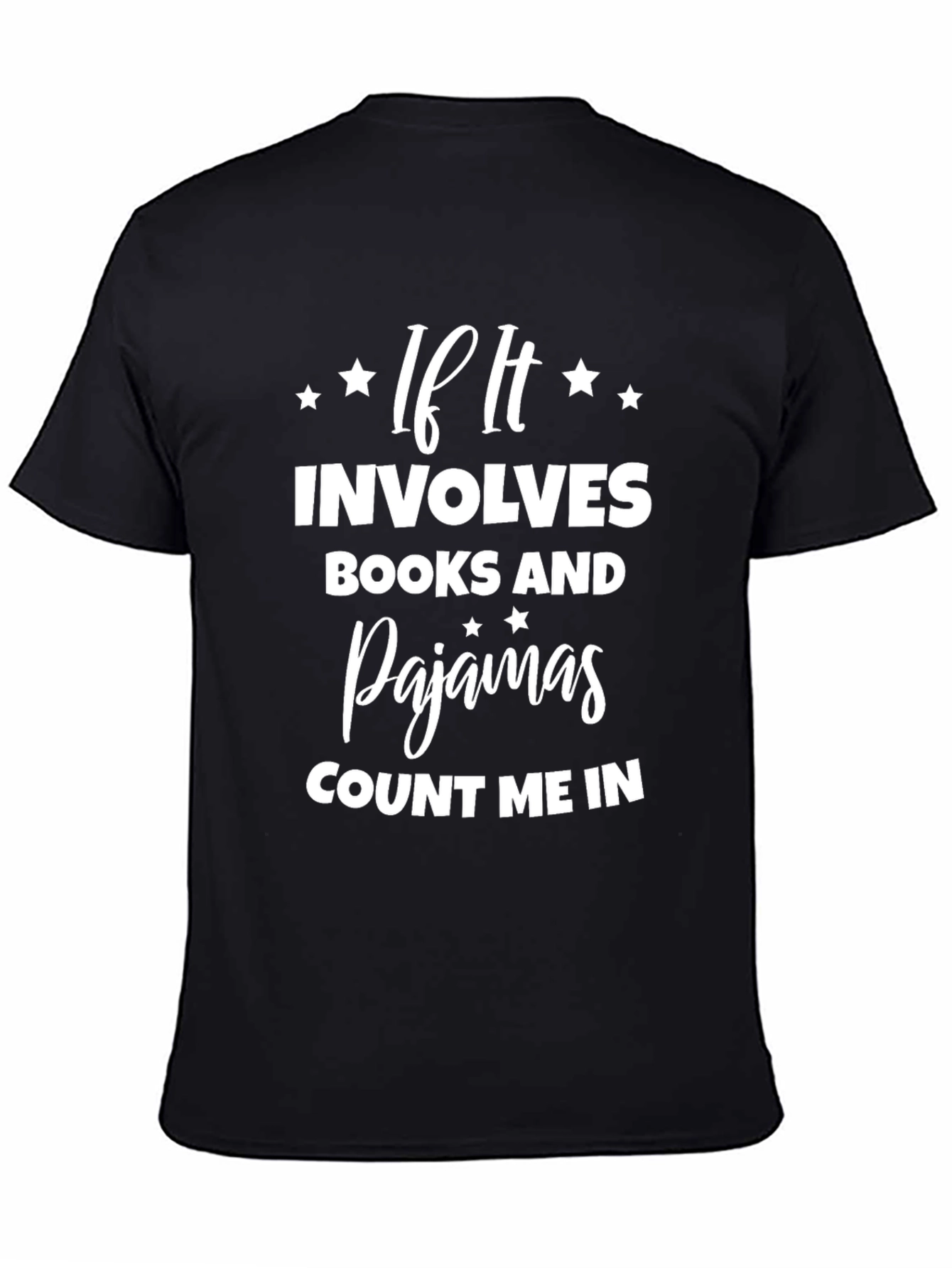 Books and Pajamas Graphic Tee - Casual Style