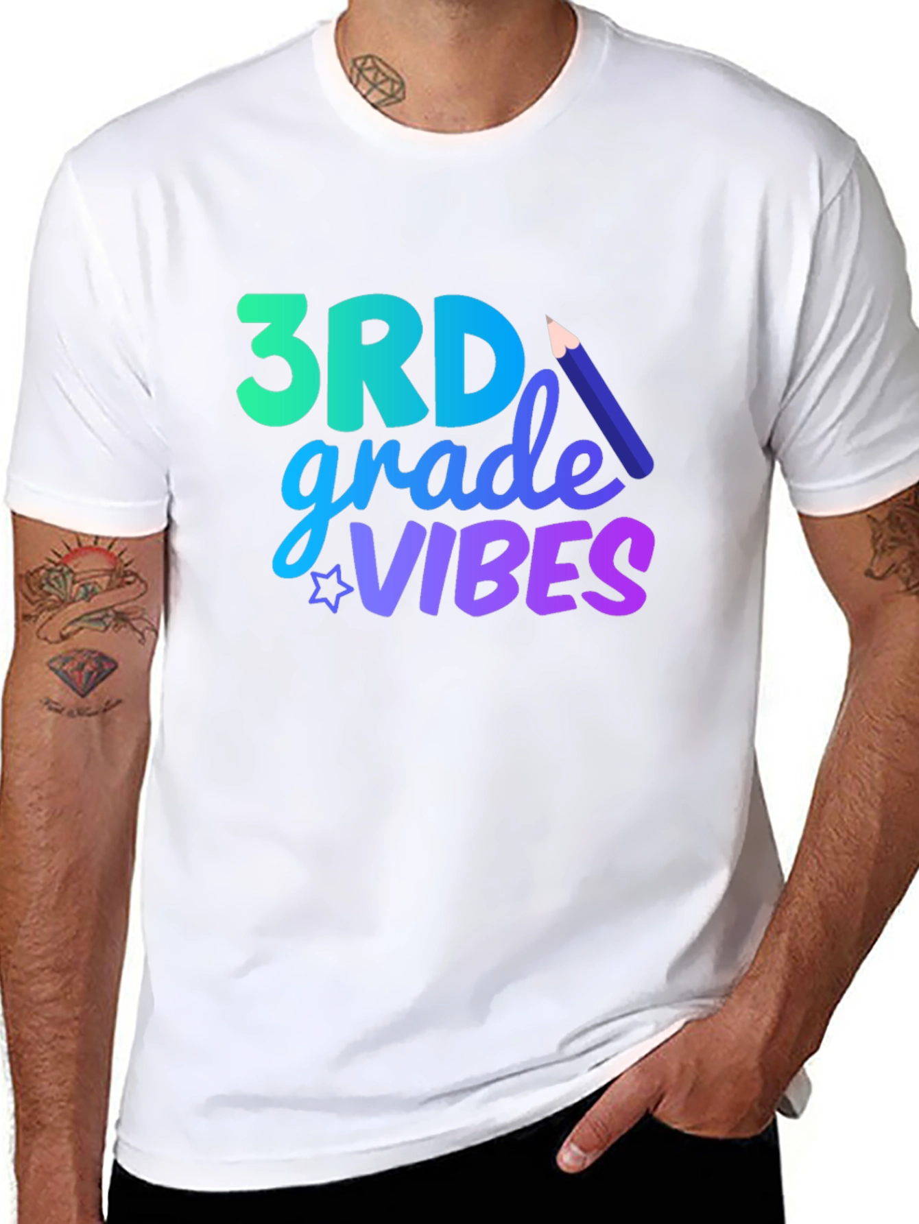 3rd Grade Vibes Graphic Tee - Back to School