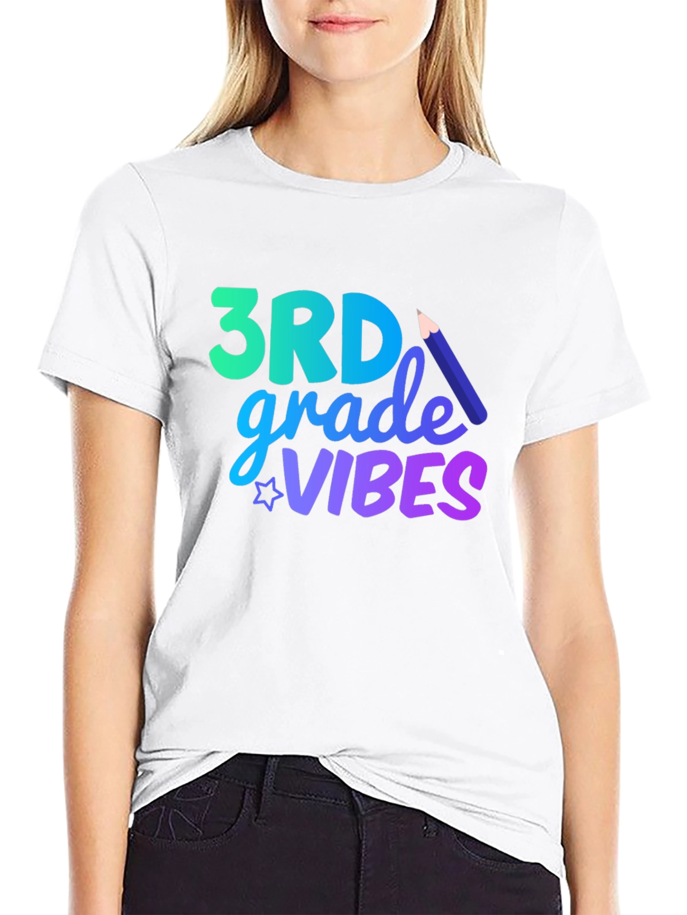 3rd Grade Vibes Graphic Tee - Back to School