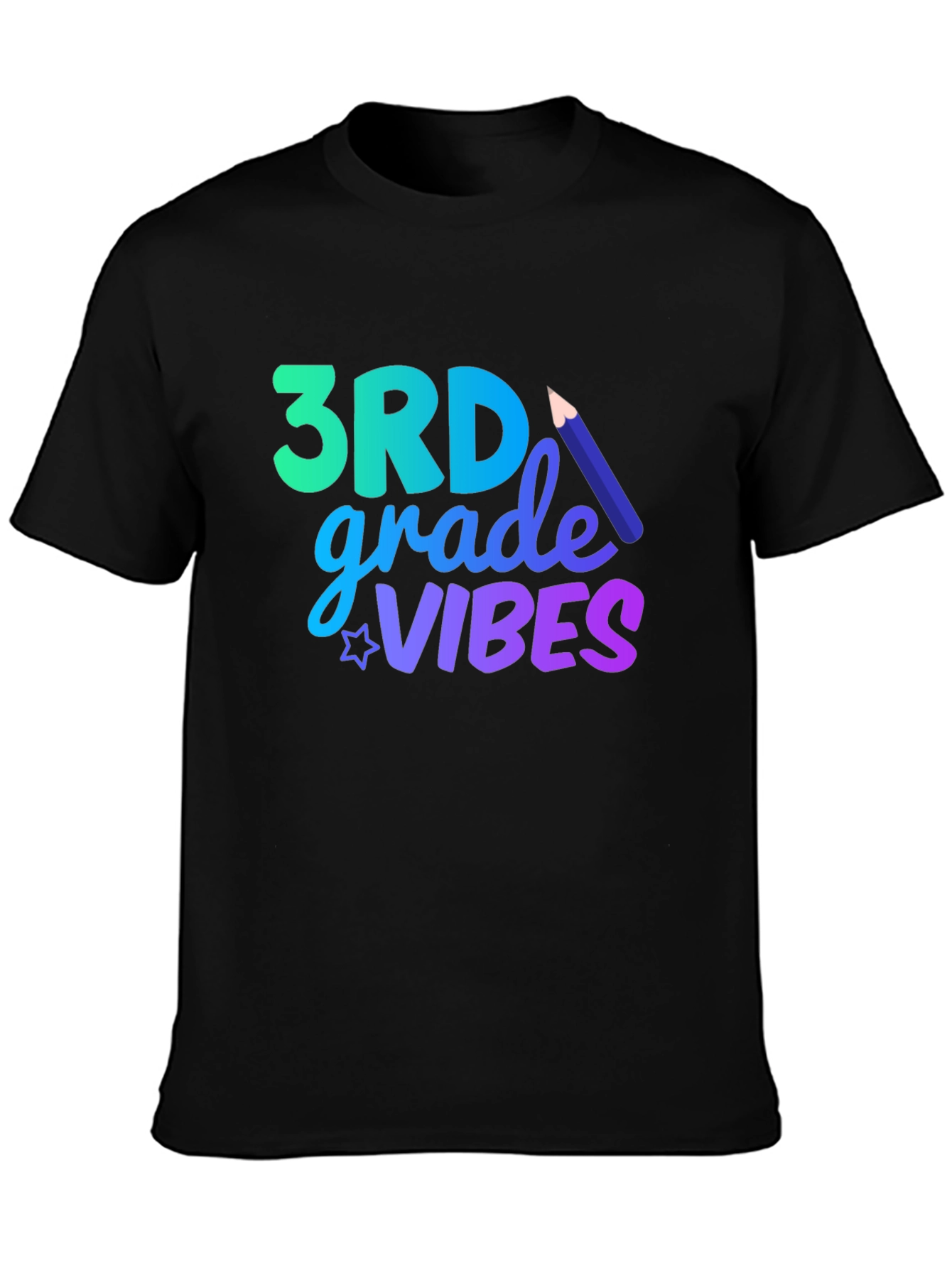 3rd Grade Vibes Graphic Tee - Back to School