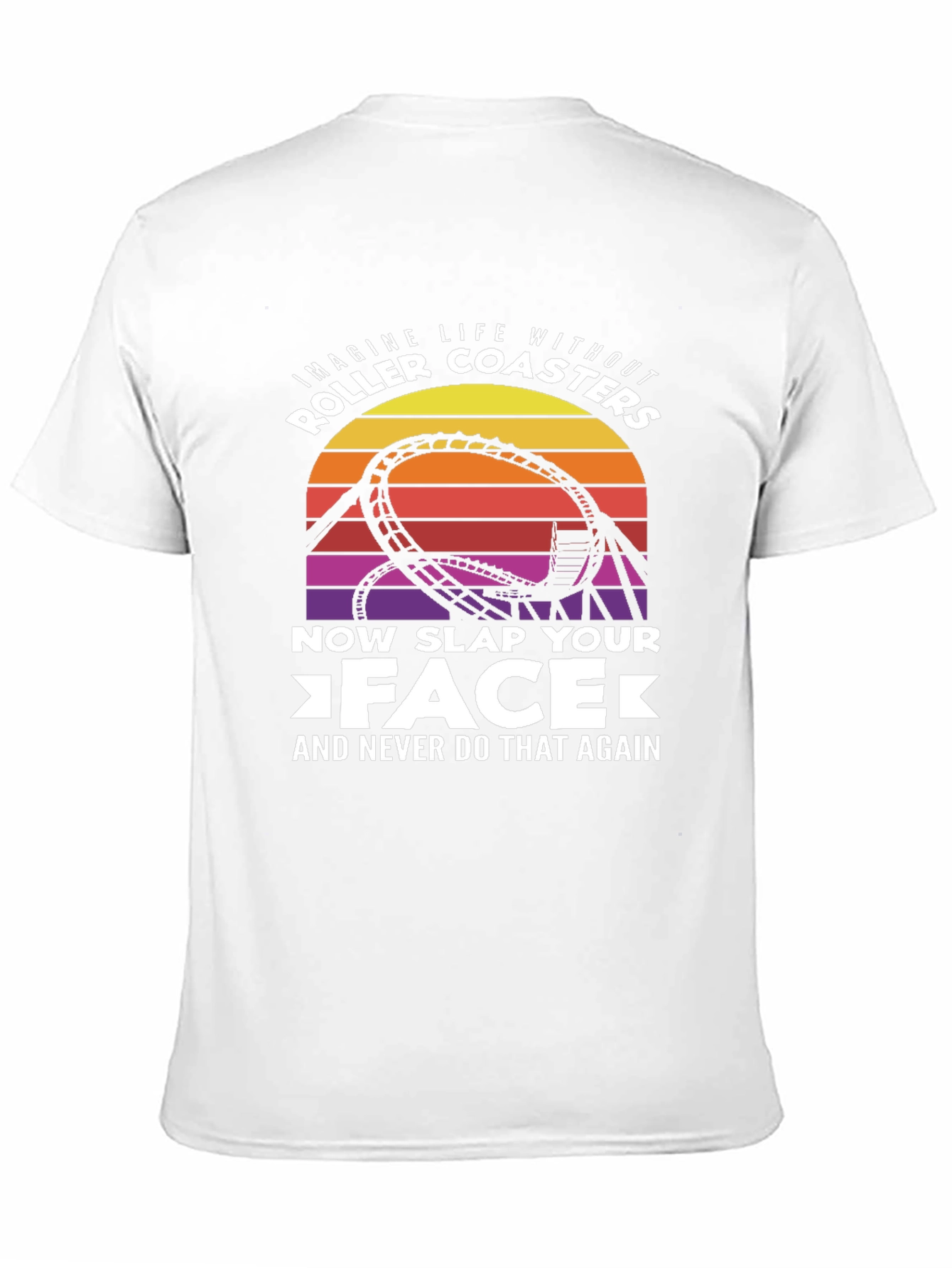 Roller Coaster Slap Your Face Graphic Tee