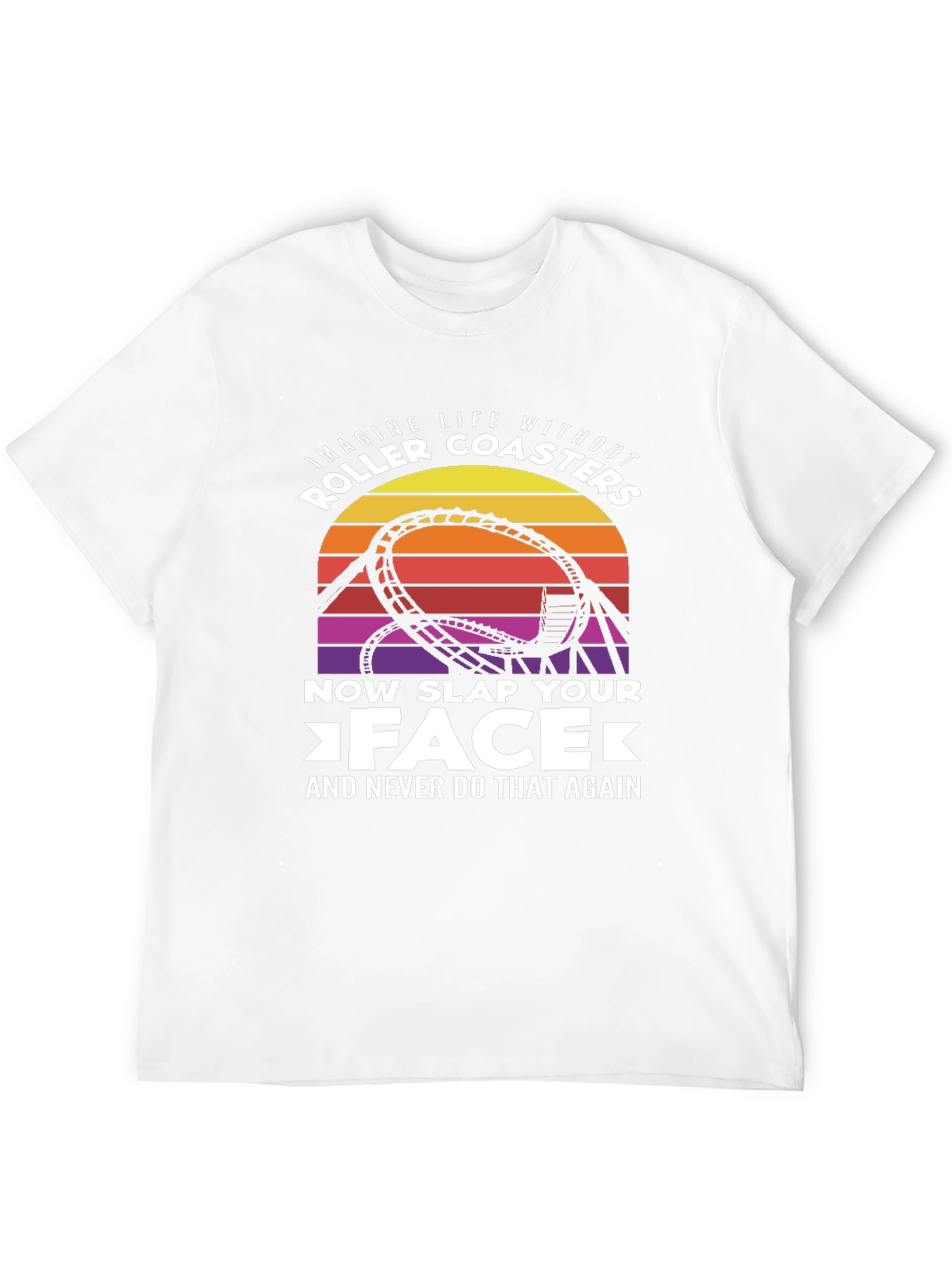 Roller Coaster Slap Your Face Graphic Tee
