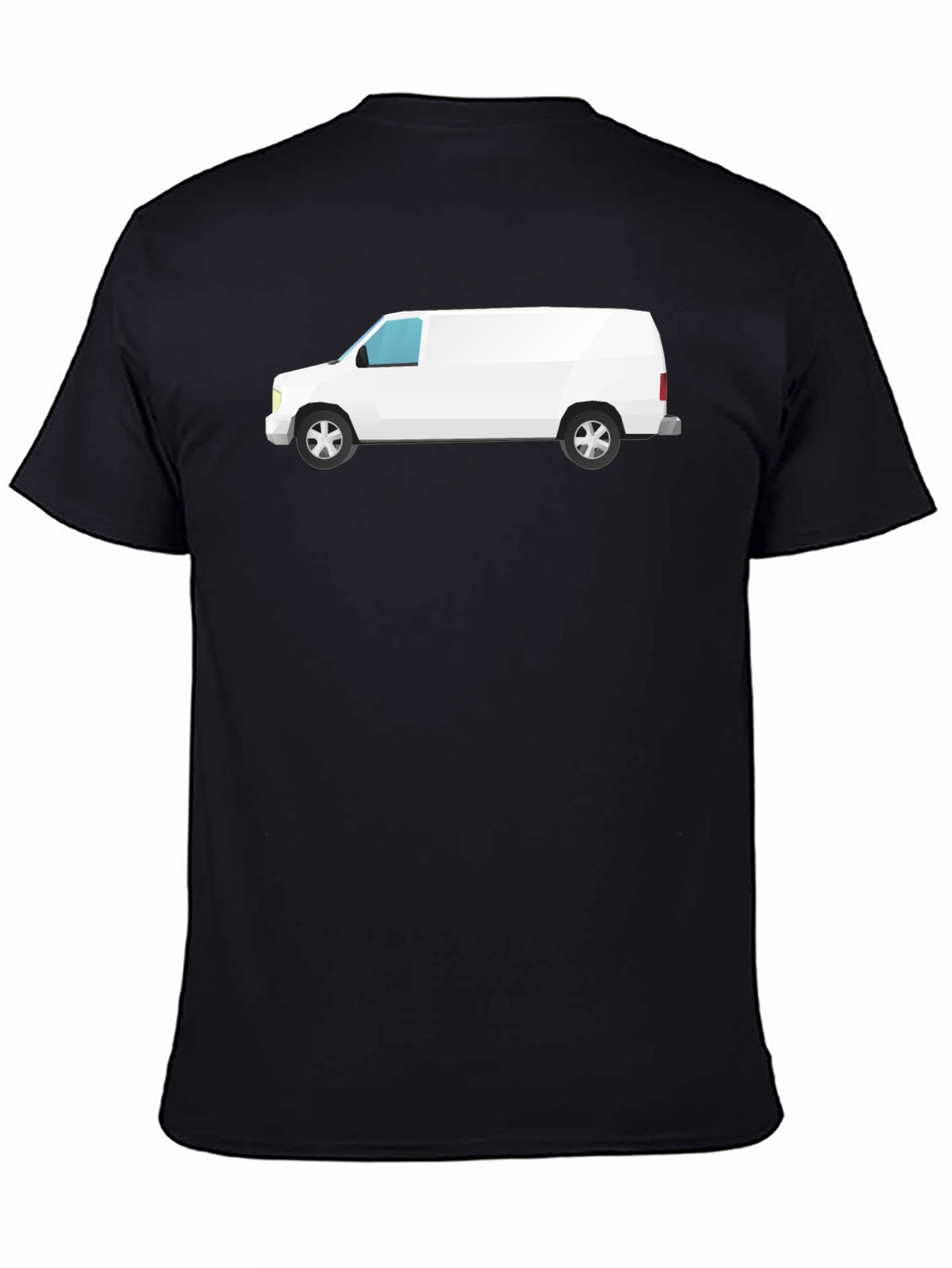 White Van Graphic Tee - Classic Black T-Shirt