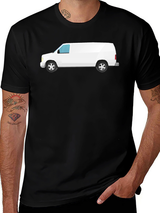 White Van Graphic Tee - Classic Black T-Shirt