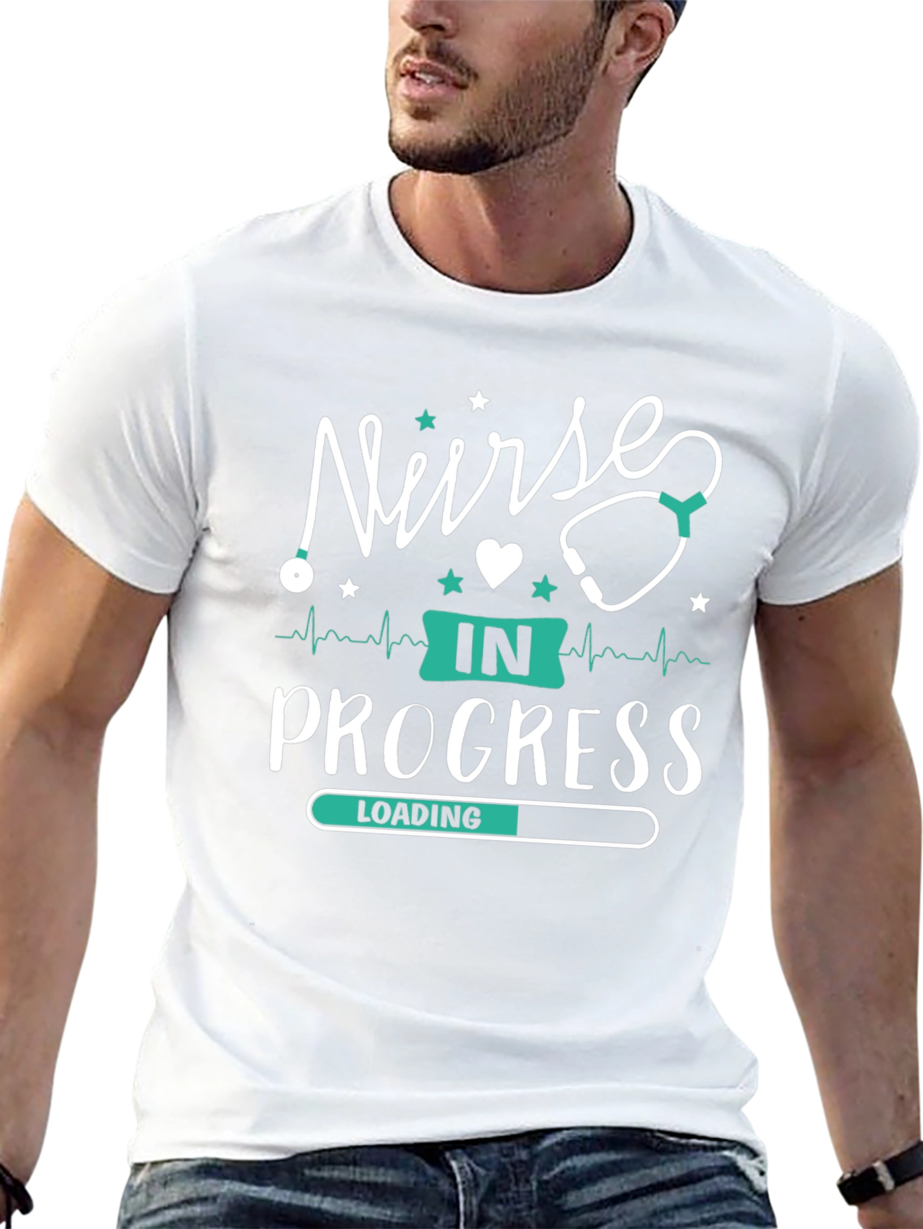 Nurse in Progress T-Shirt - Cute Medical Student Tee