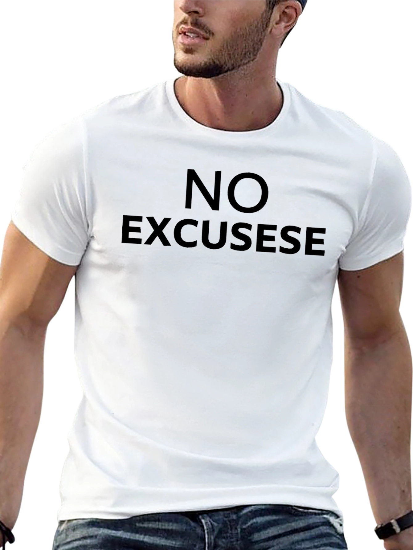 No Excuses Black T-Shirt
