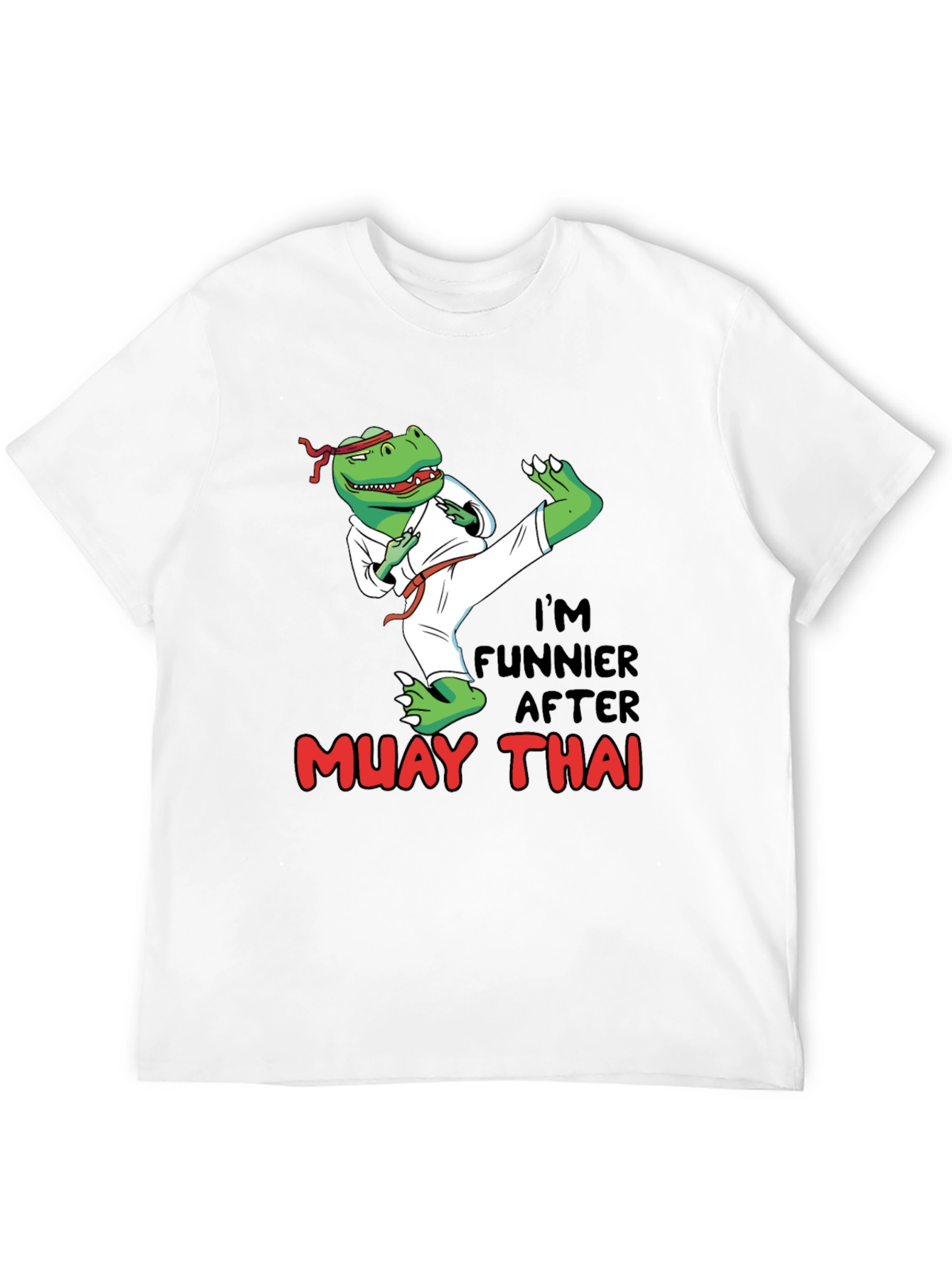 Funny Muay Thai Dinosaur T-Shirt