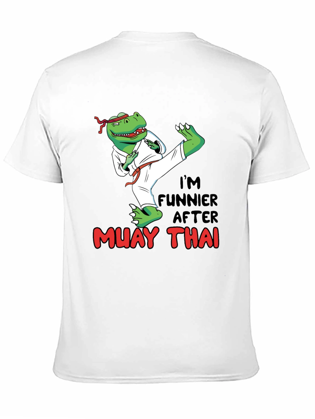 Funny Muay Thai Dinosaur T-Shirt