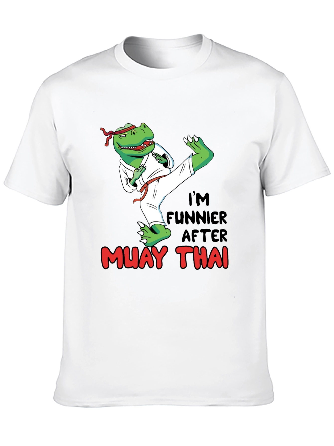 Funny Muay Thai Dinosaur T-Shirt
