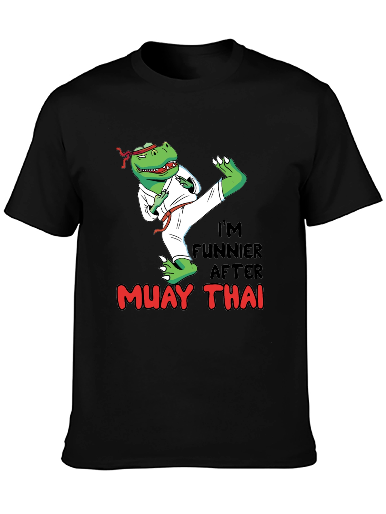 Funny Muay Thai Dinosaur T-Shirt