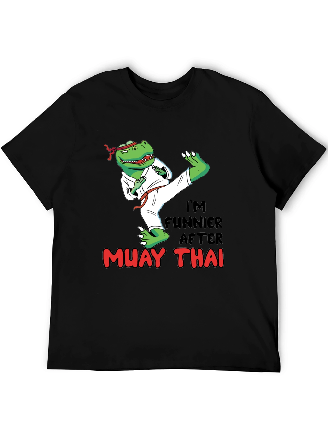 Funny Muay Thai Dinosaur T-Shirt