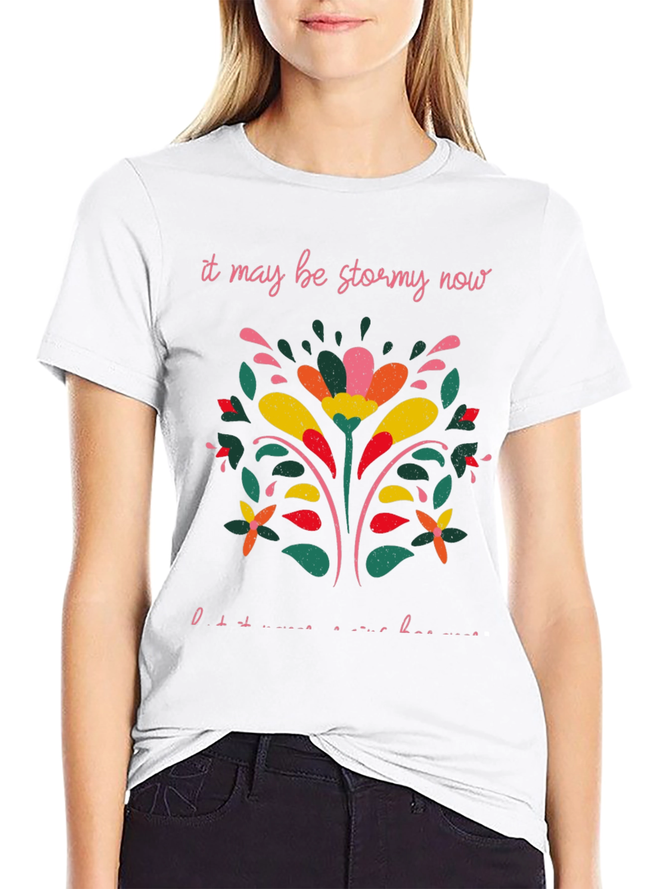 Stormy Now Floral T-Shirt