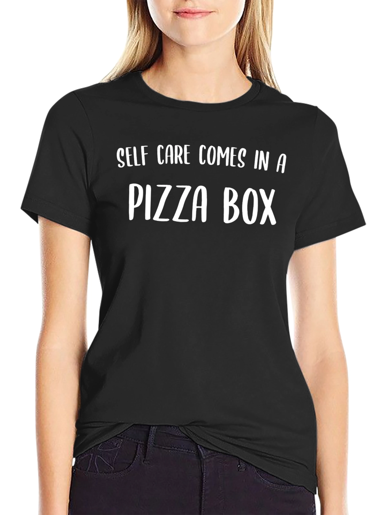 Pizza Box Self Care Graphic Tee
