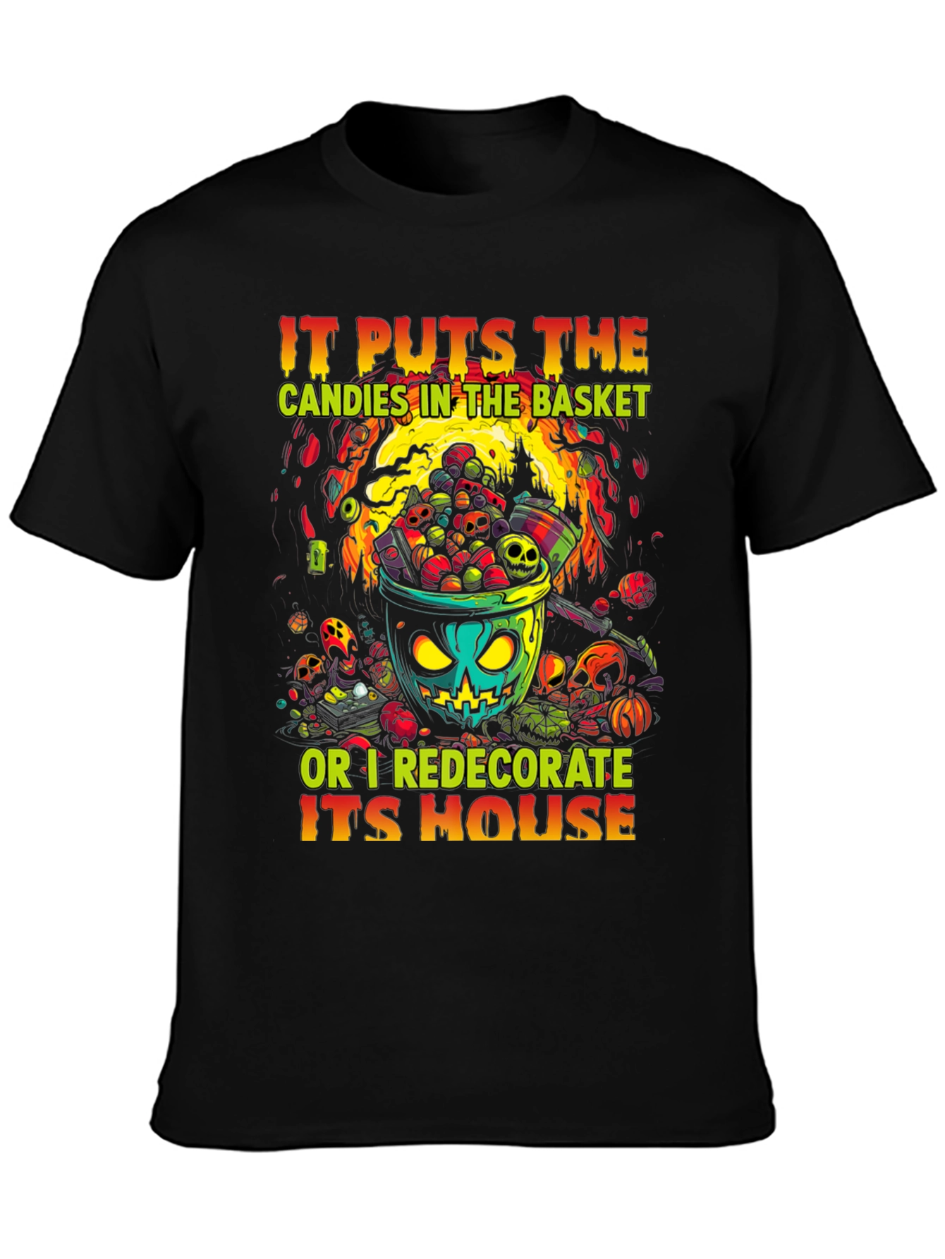 Halloween Candy Basket T-Shirt