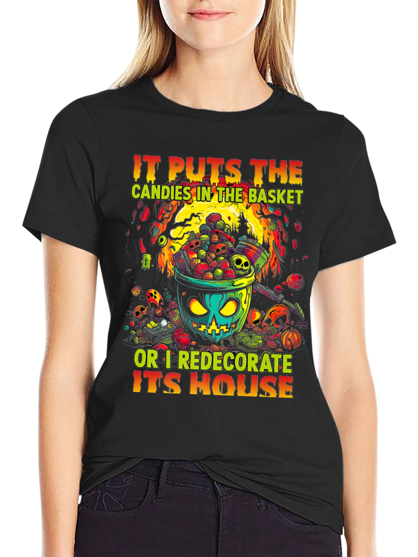 Halloween Candy Basket T-Shirt