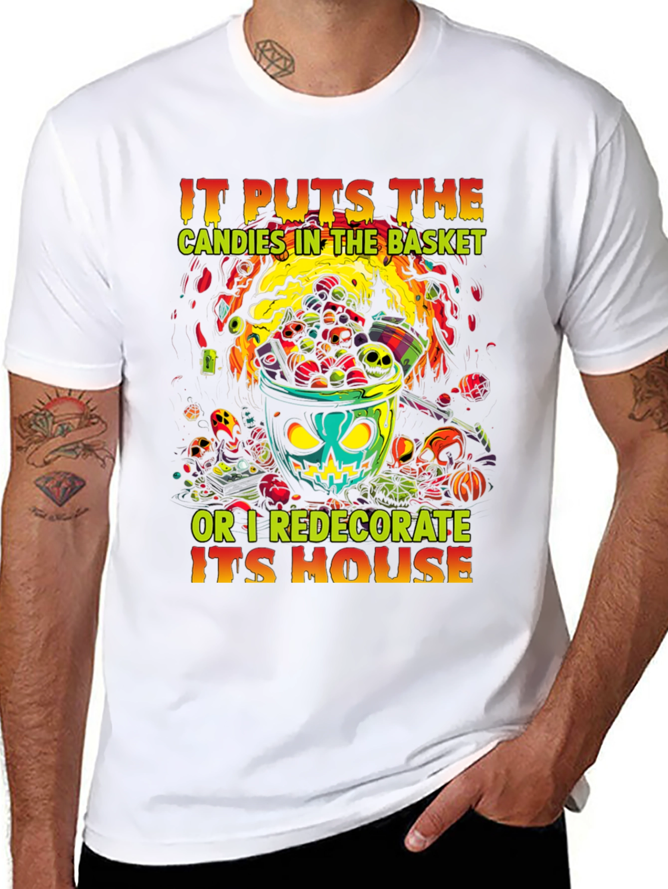 Halloween Candy Basket T-Shirt