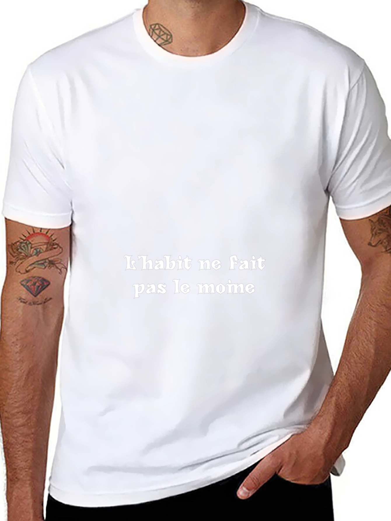 French Proverb T-Shirt: Clothes Dont Make the Man