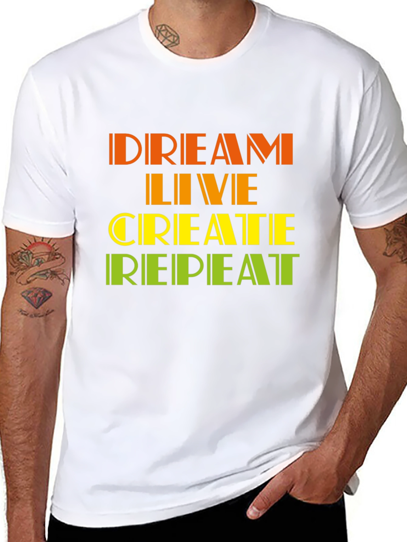 Dream Live Create Repeat T-Shirt