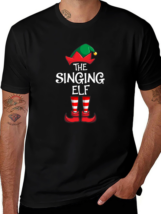 The Singing Elf Christmas Holiday T-Shirt