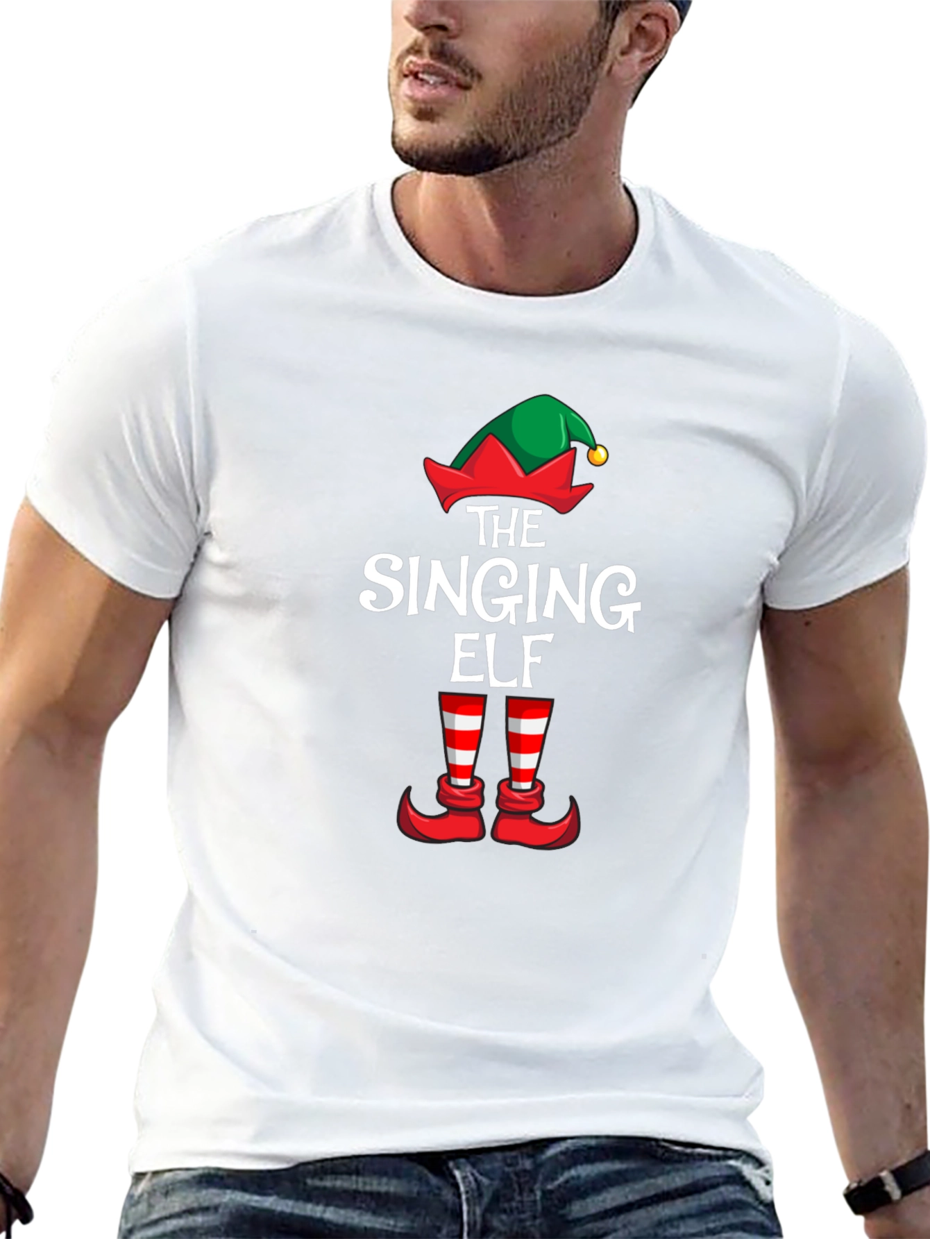 The Singing Elf Christmas Holiday T-Shirt