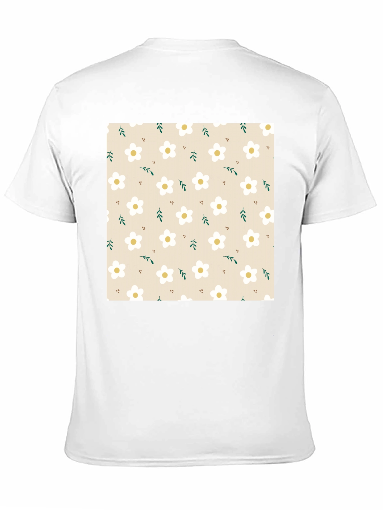 Floral Pattern T-Shirt - Stylish and Comfortable