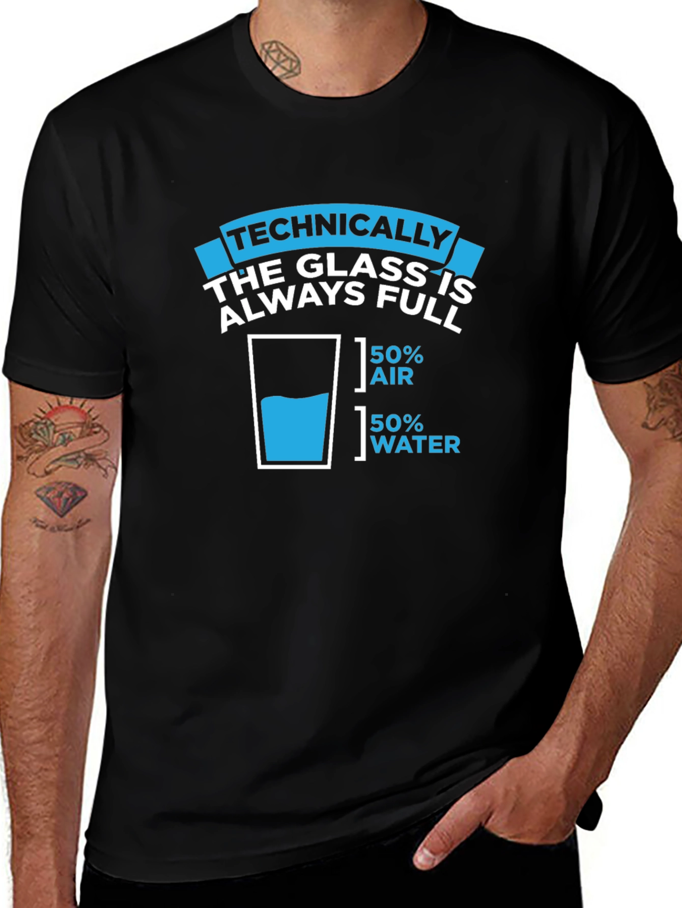Technically Always Full T-Shirt - Water and Air