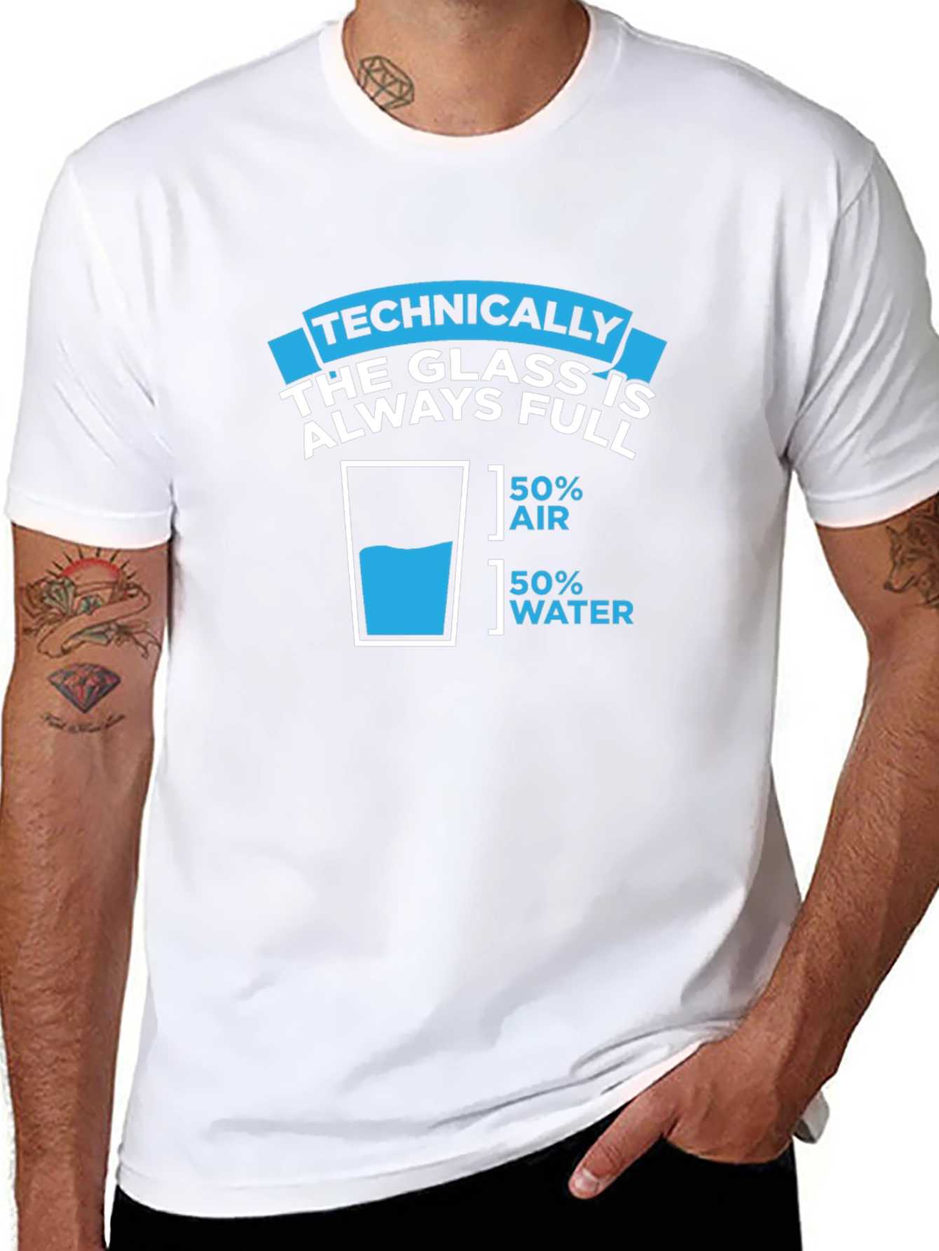 Technically Always Full T-Shirt - Water and Air