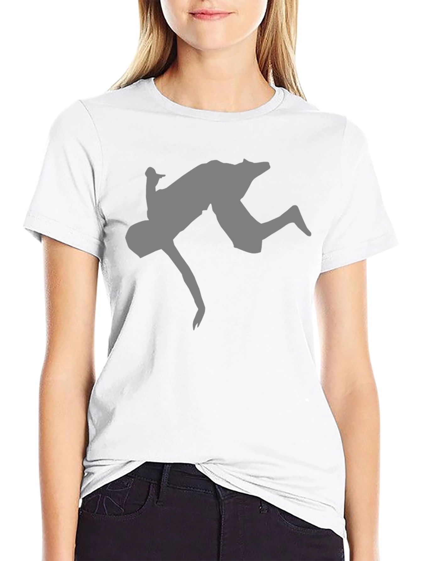 Parkour Silhouette Black T-Shirt
