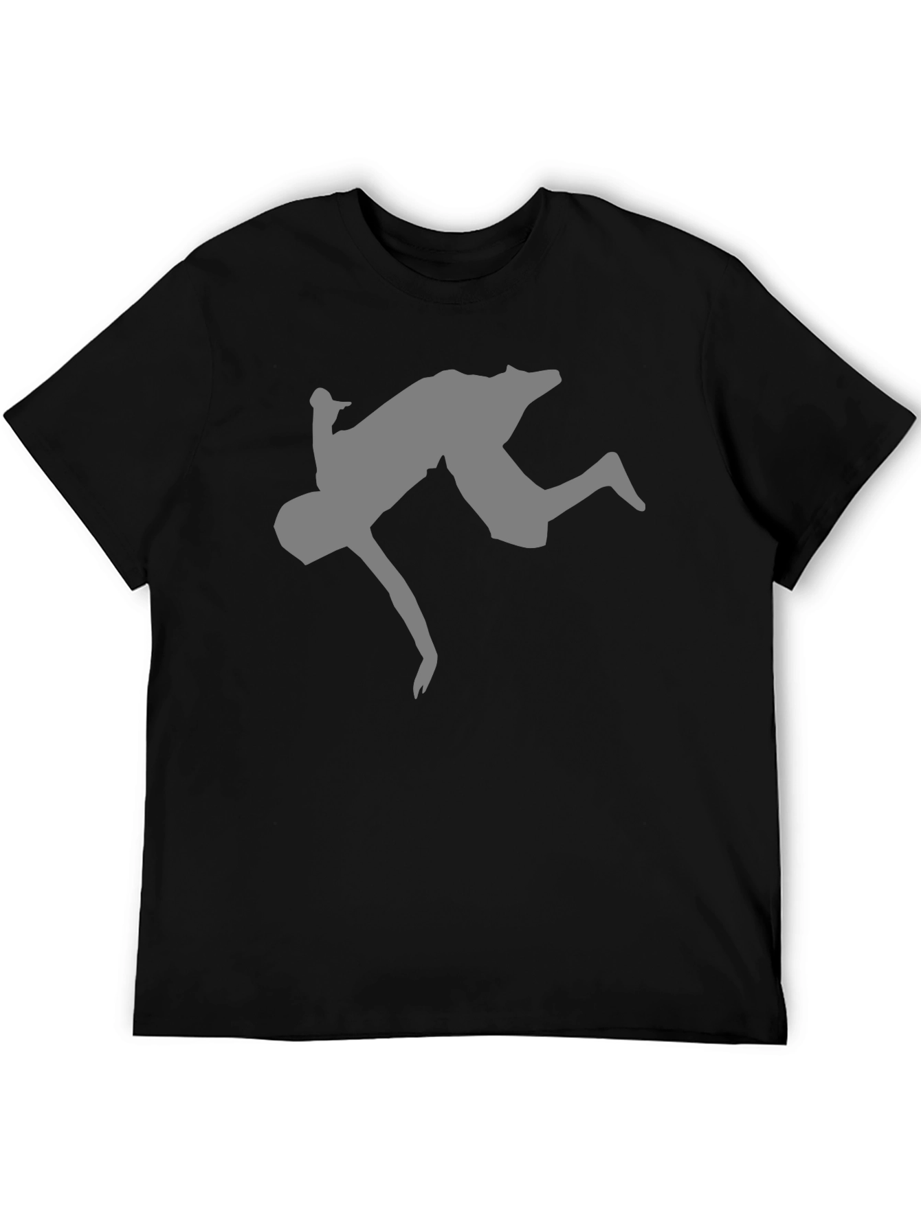 Parkour Silhouette Black T-Shirt