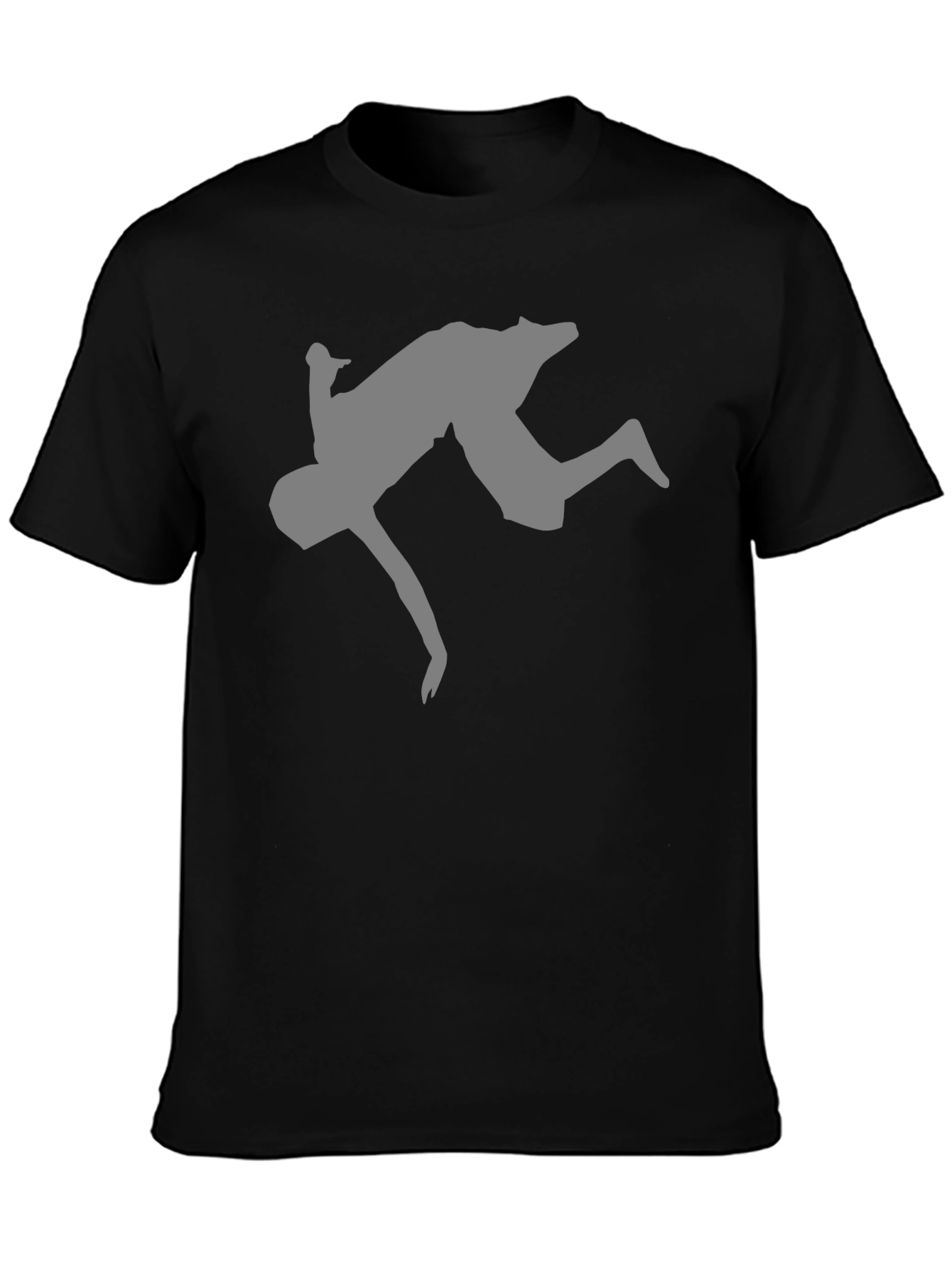 Parkour Silhouette Black T-Shirt