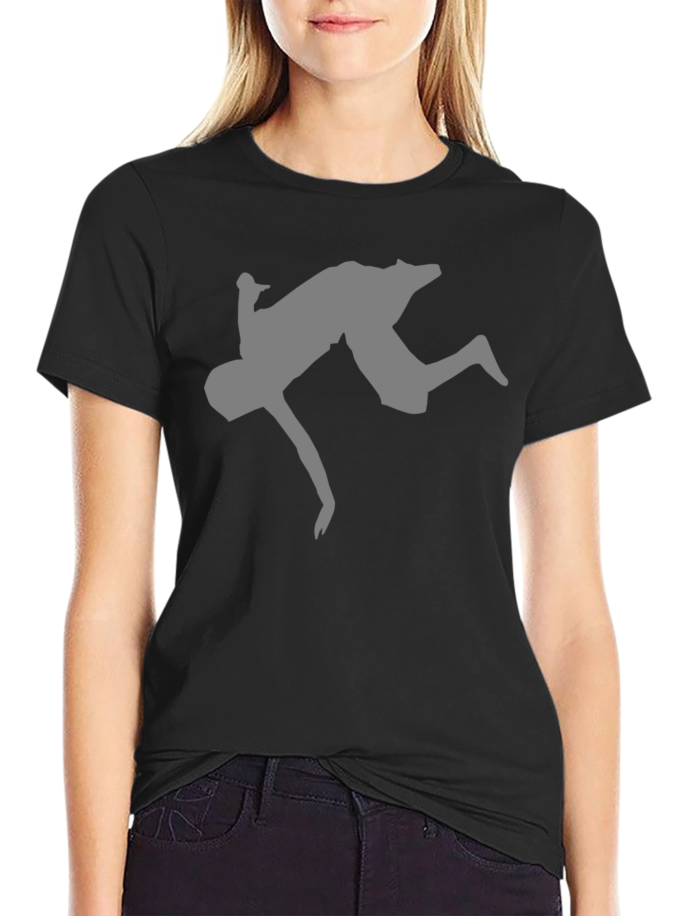 Parkour Silhouette Black T-Shirt