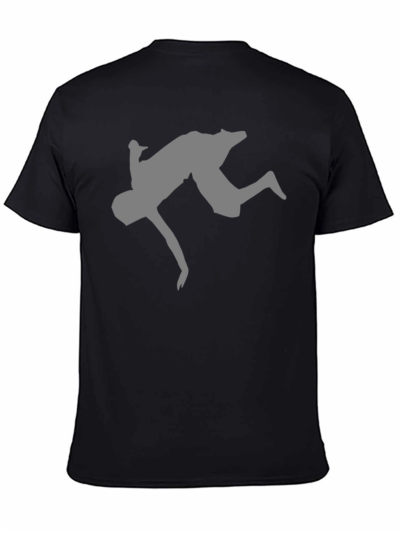 Parkour Silhouette Black T-Shirt