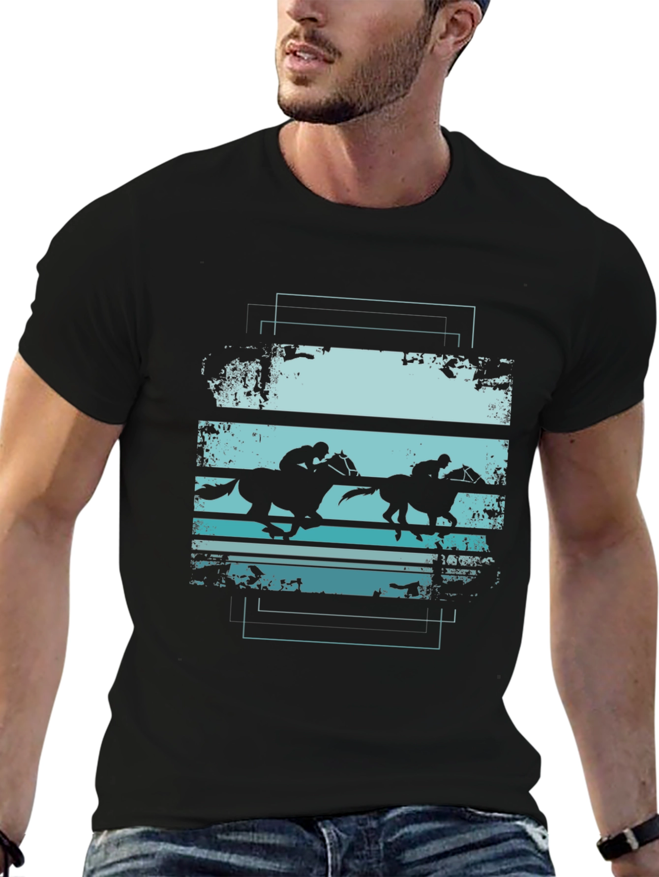 Horse Racing Graphic Tee