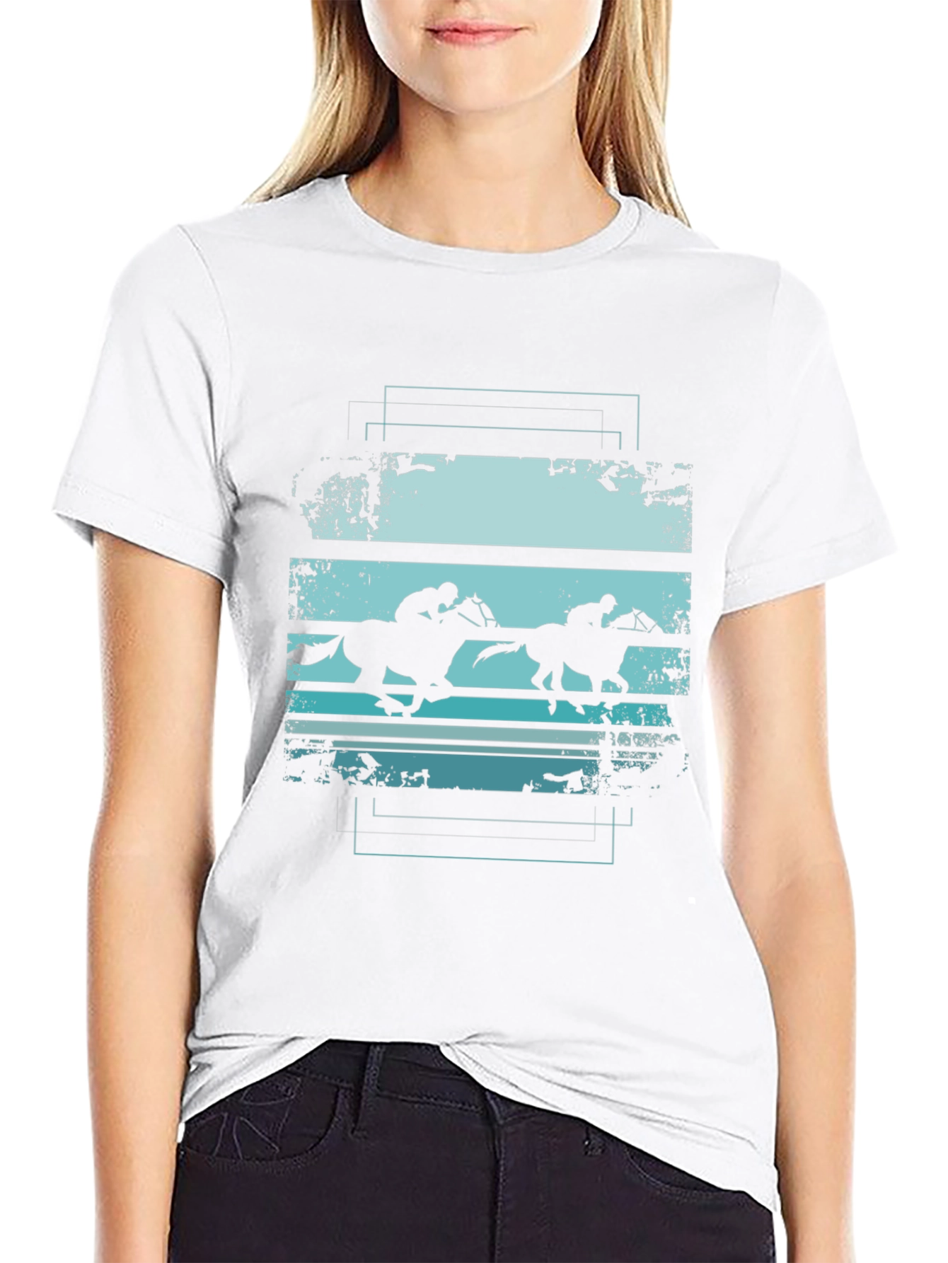 Horse Racing Graphic Tee