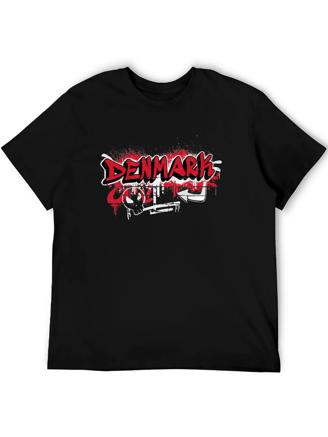 Denmark College Graffiti T-Shirt - Urban Style Tee