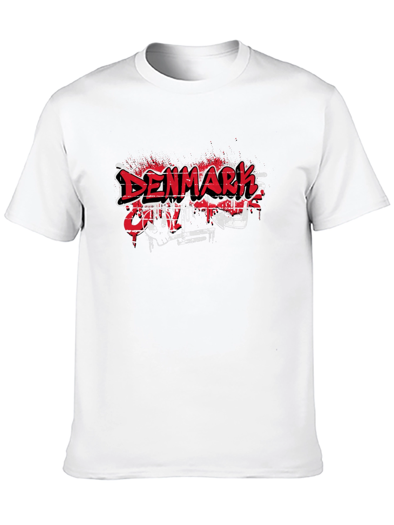 Denmark College Graffiti T-Shirt - Urban Style Tee