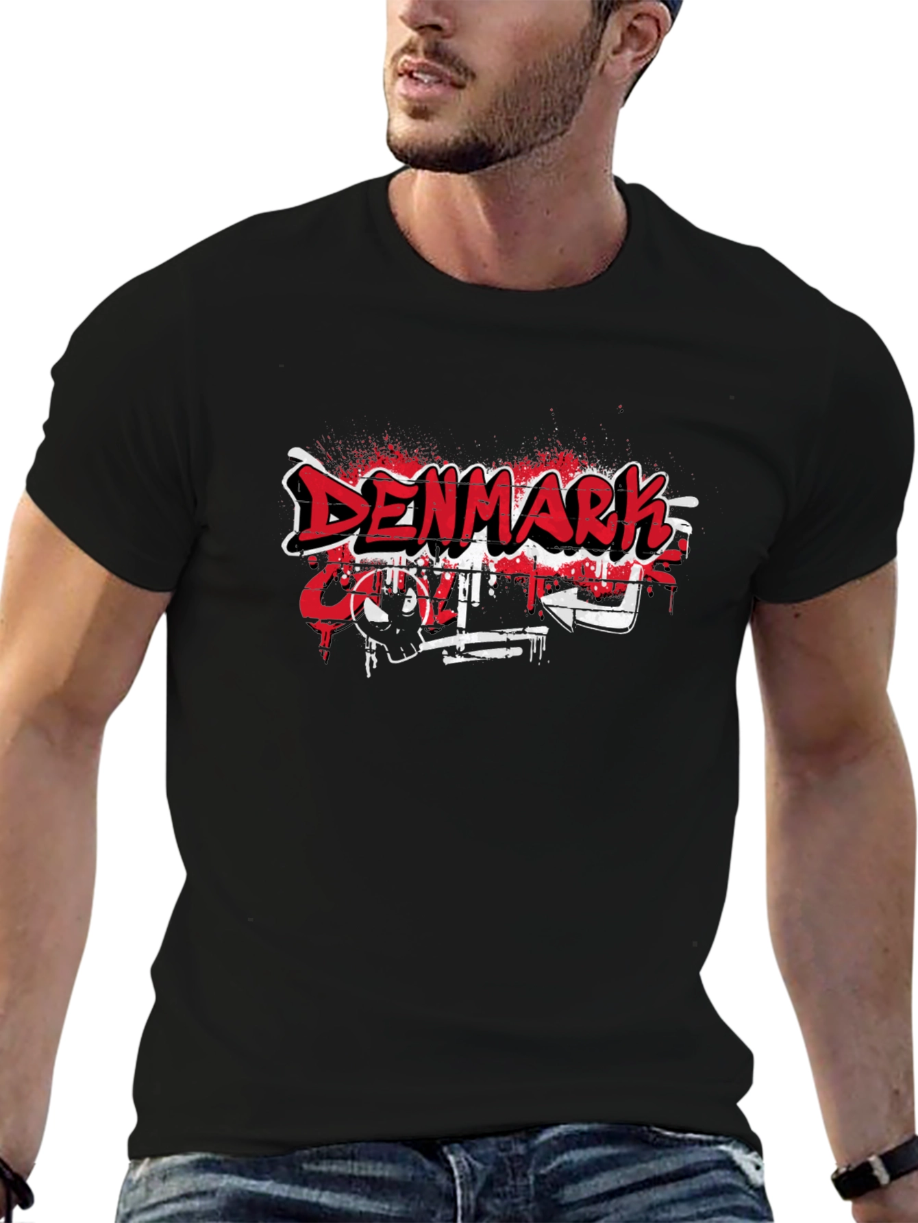 Denmark College Graffiti T-Shirt - Urban Style Tee