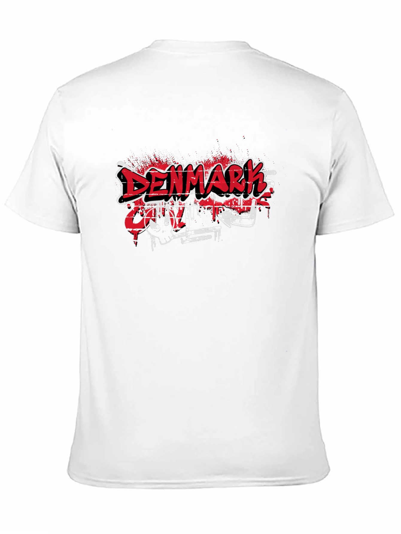 Denmark College Graffiti T-Shirt - Urban Style Tee