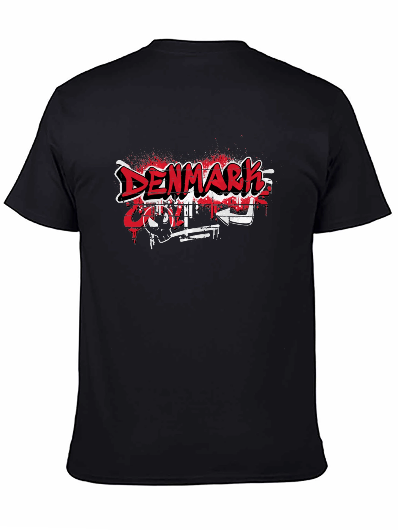 Denmark College Graffiti T-Shirt - Urban Style Tee