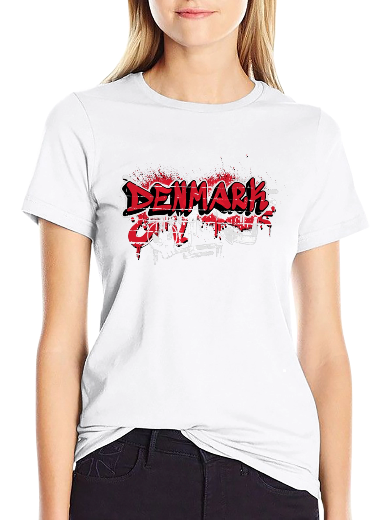 Denmark College Graffiti T-Shirt - Urban Style Tee