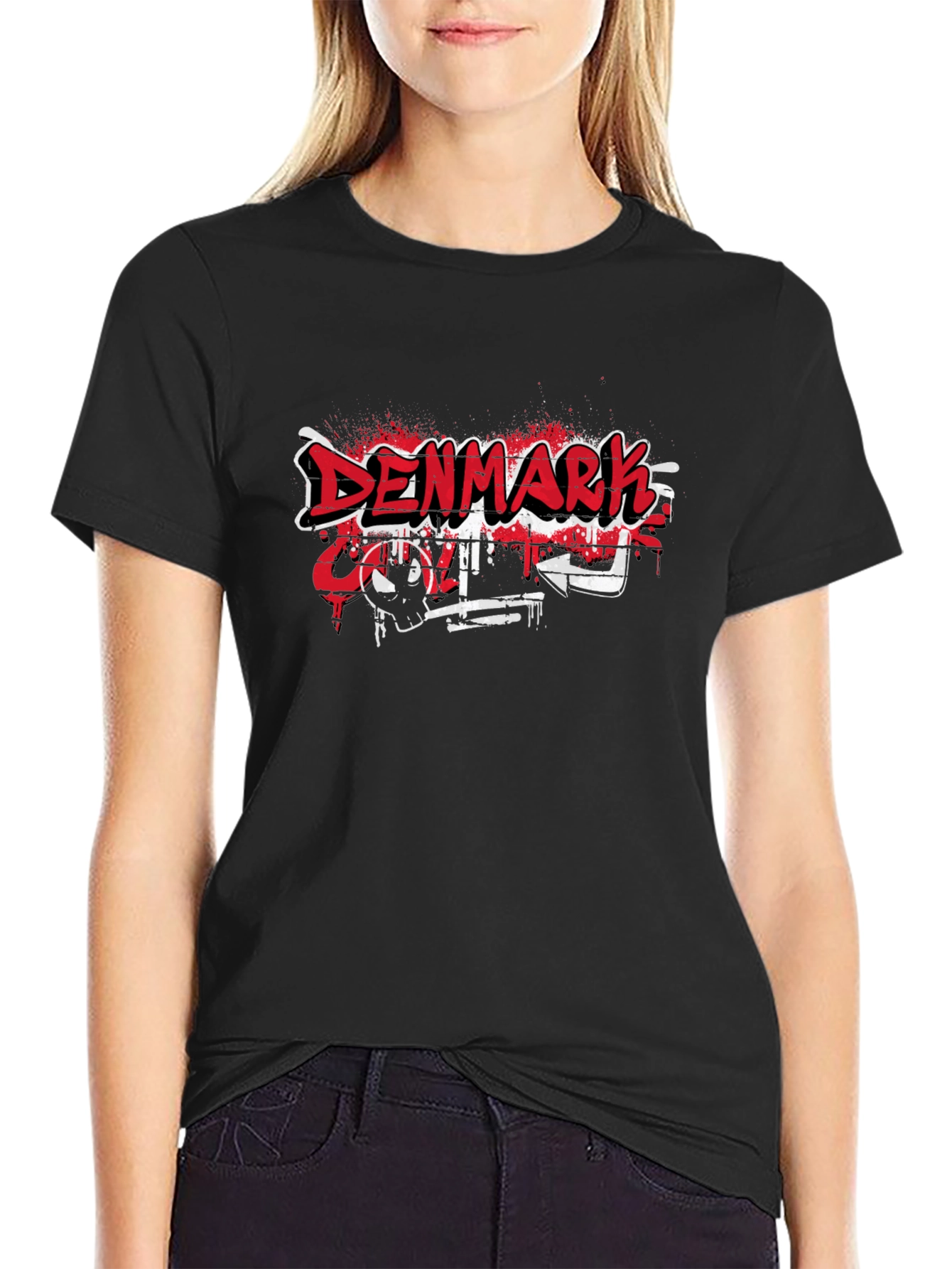 Denmark College Graffiti T-Shirt - Urban Style Tee