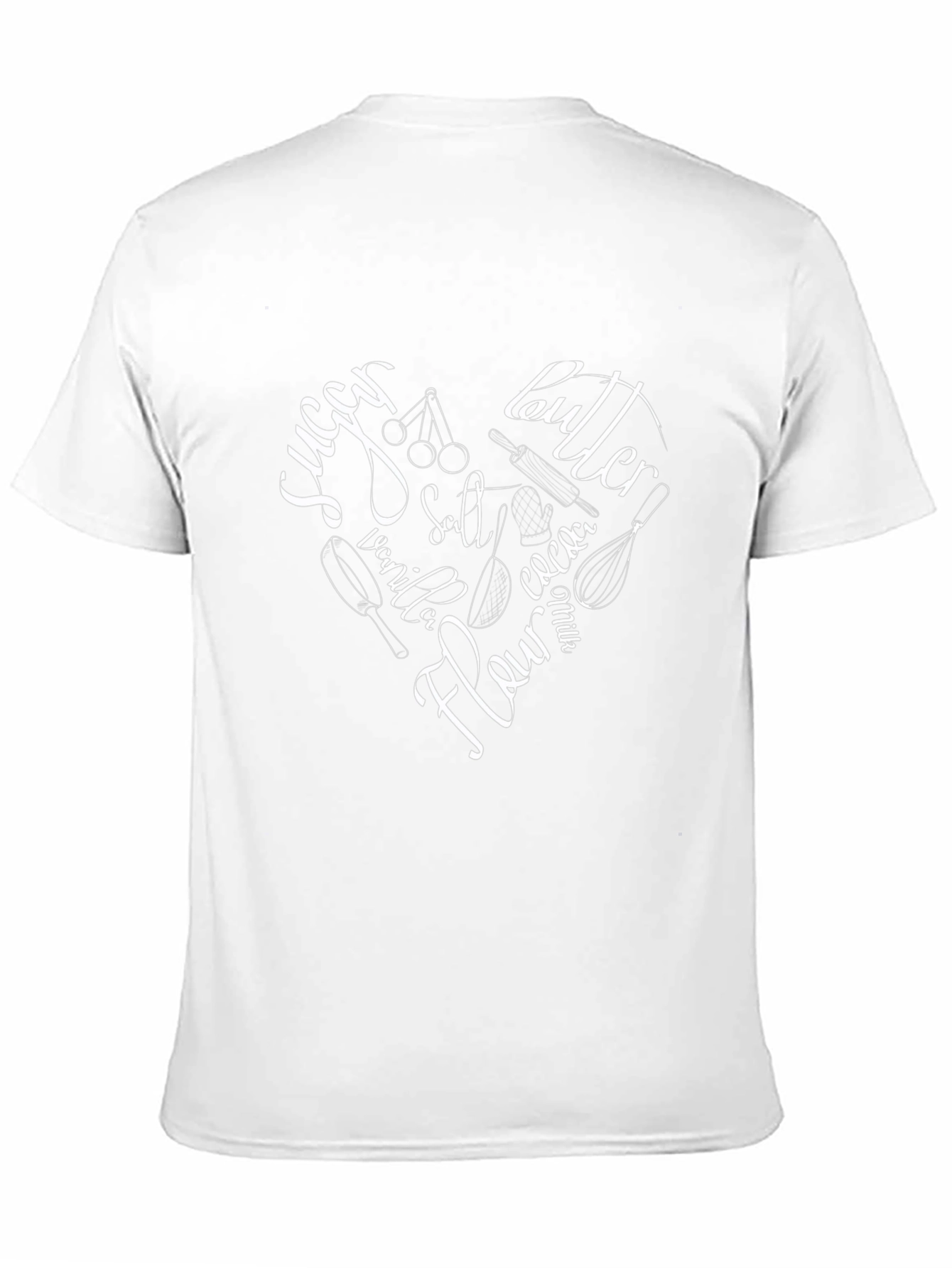 Heart Baking Ingredient T-Shirt - Kitchen Love!