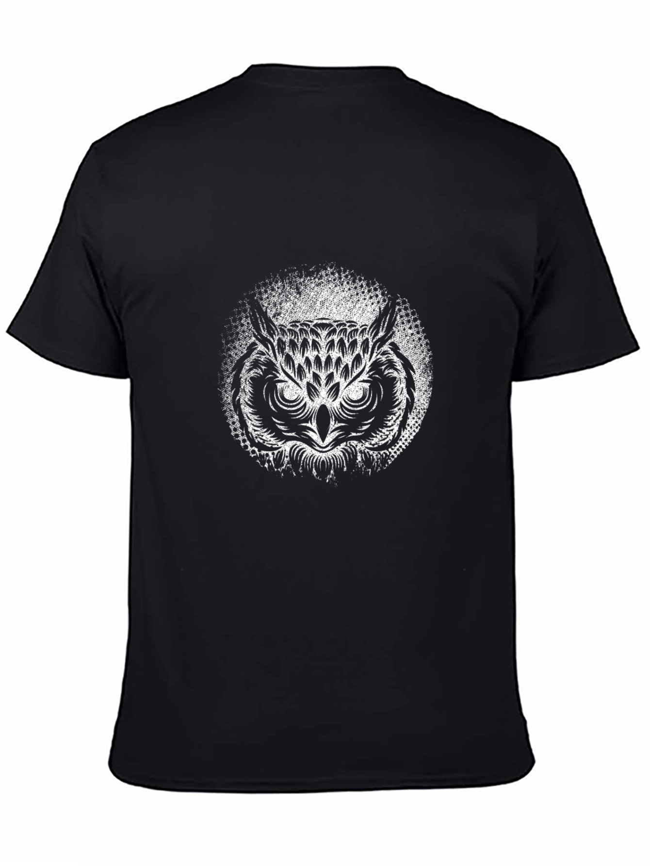 Owl Graphic Tee - Mens Black T-Shirt