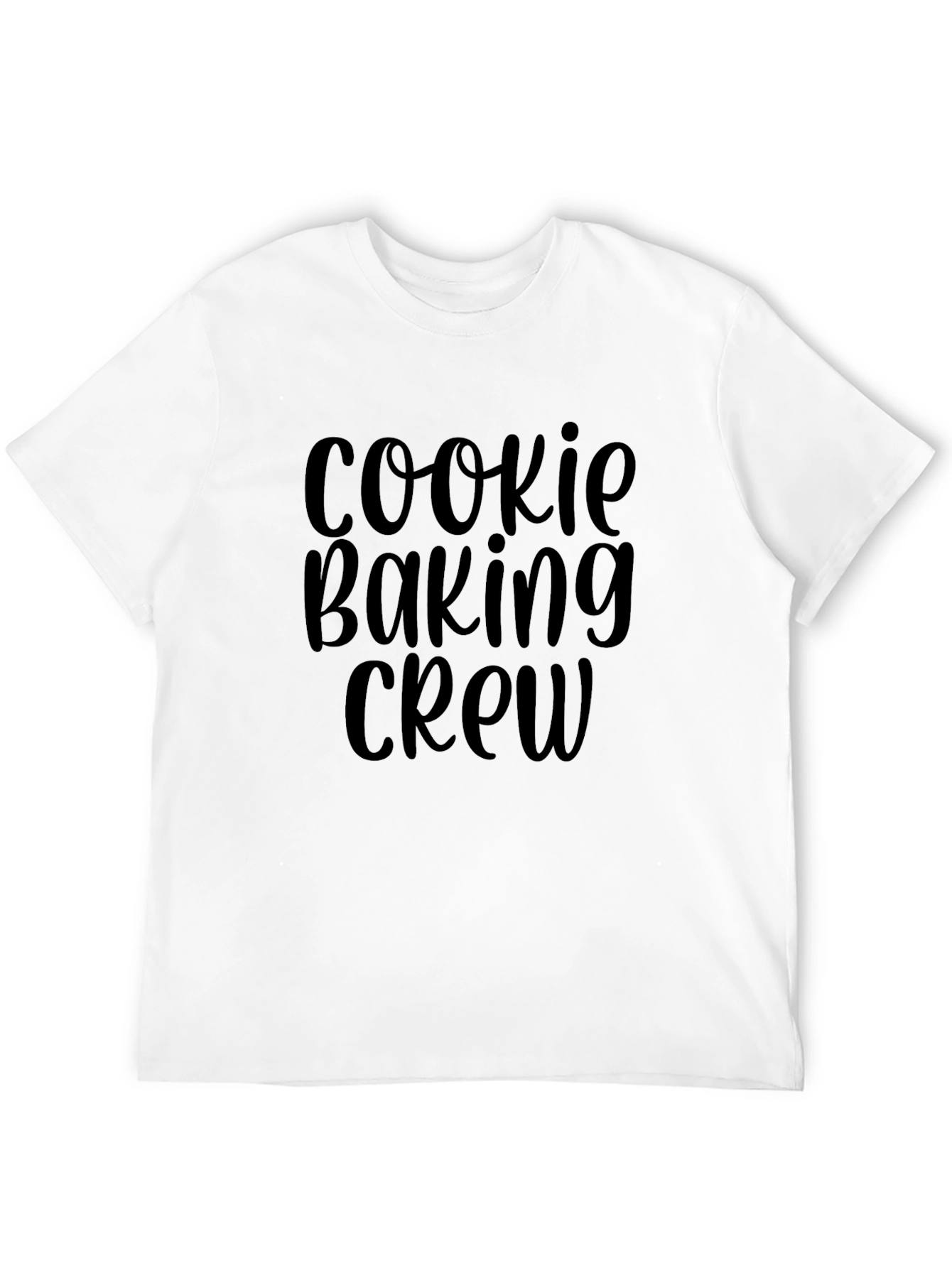 Cookie Baking Crew T-Shirt - Black Graphic Tee