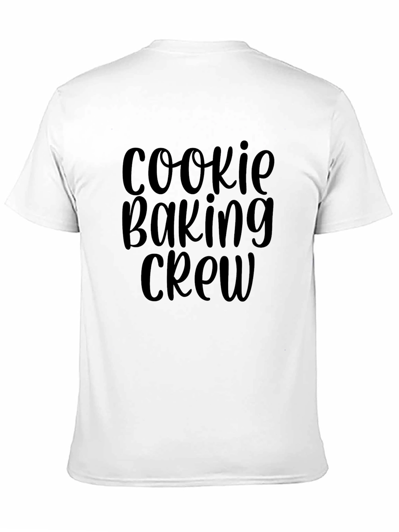 Cookie Baking Crew T-Shirt - Black Graphic Tee