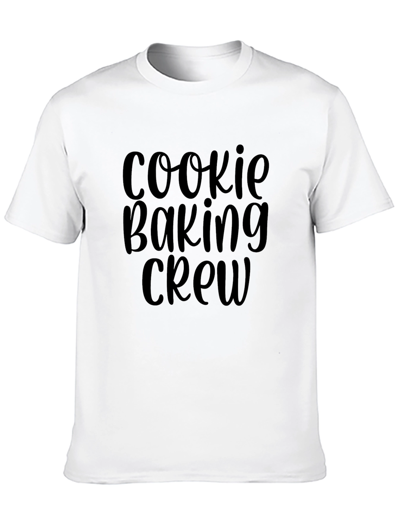 Cookie Baking Crew T-Shirt - Black Graphic Tee
