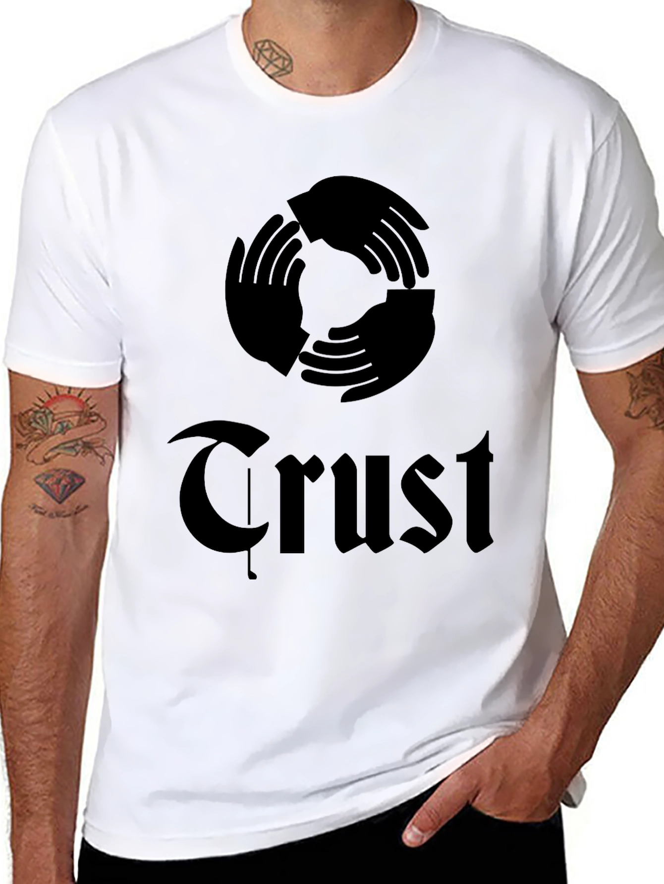 Trust Graphic T-Shirt - Black