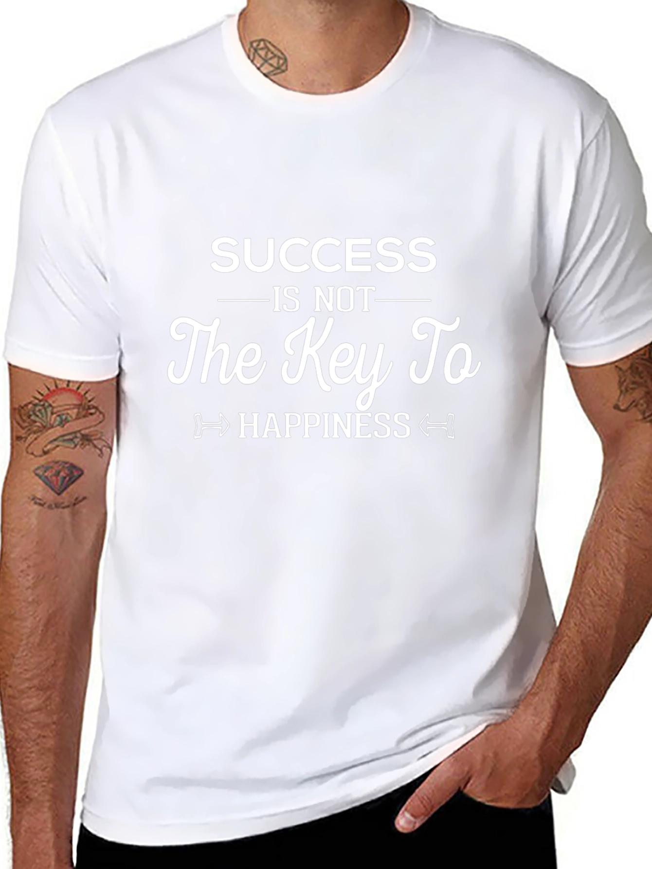 Success Isnt Key to Happiness Graphic Tee