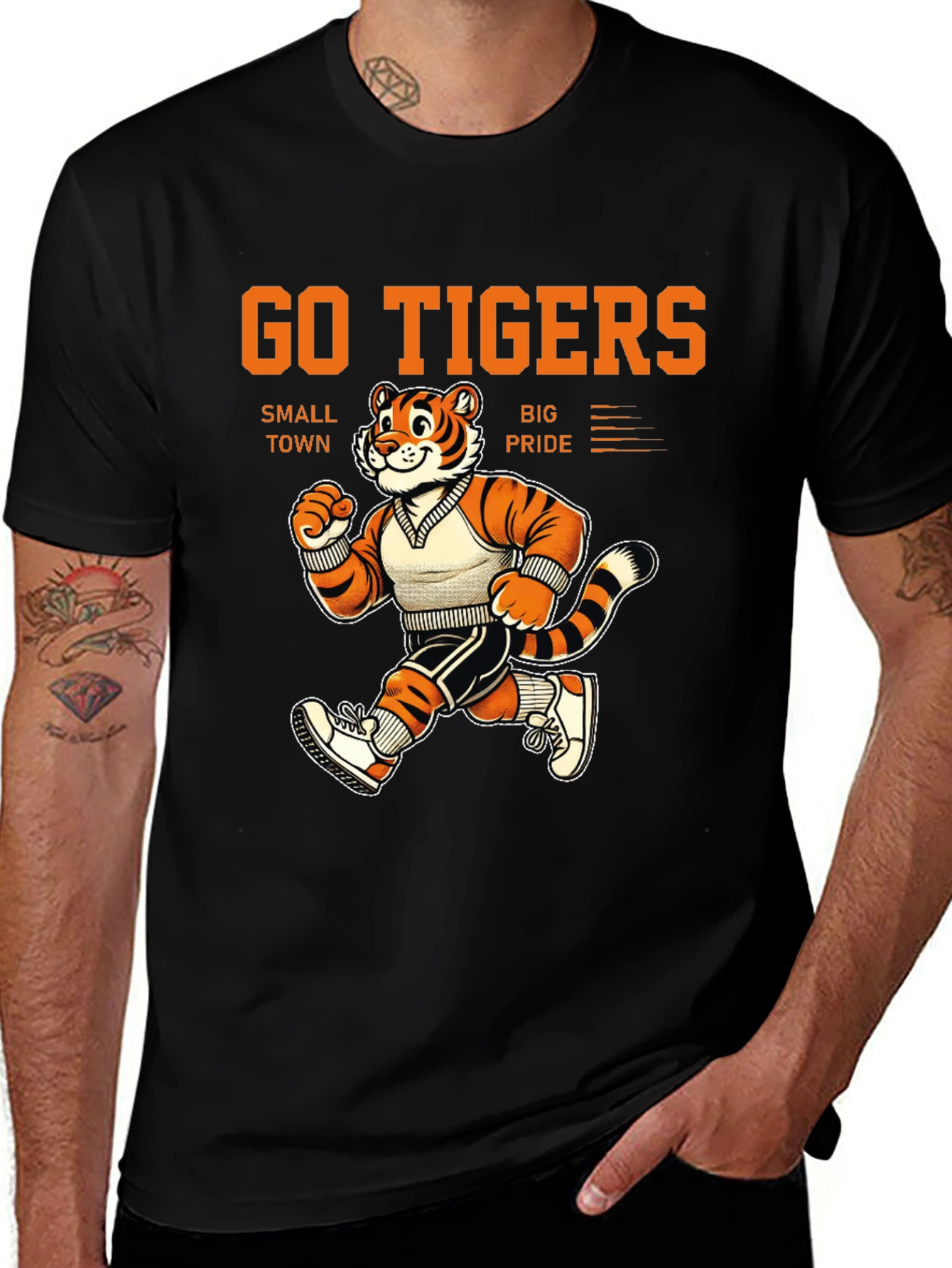 Go Tigers T-Shirt - Small Town Big Pride!