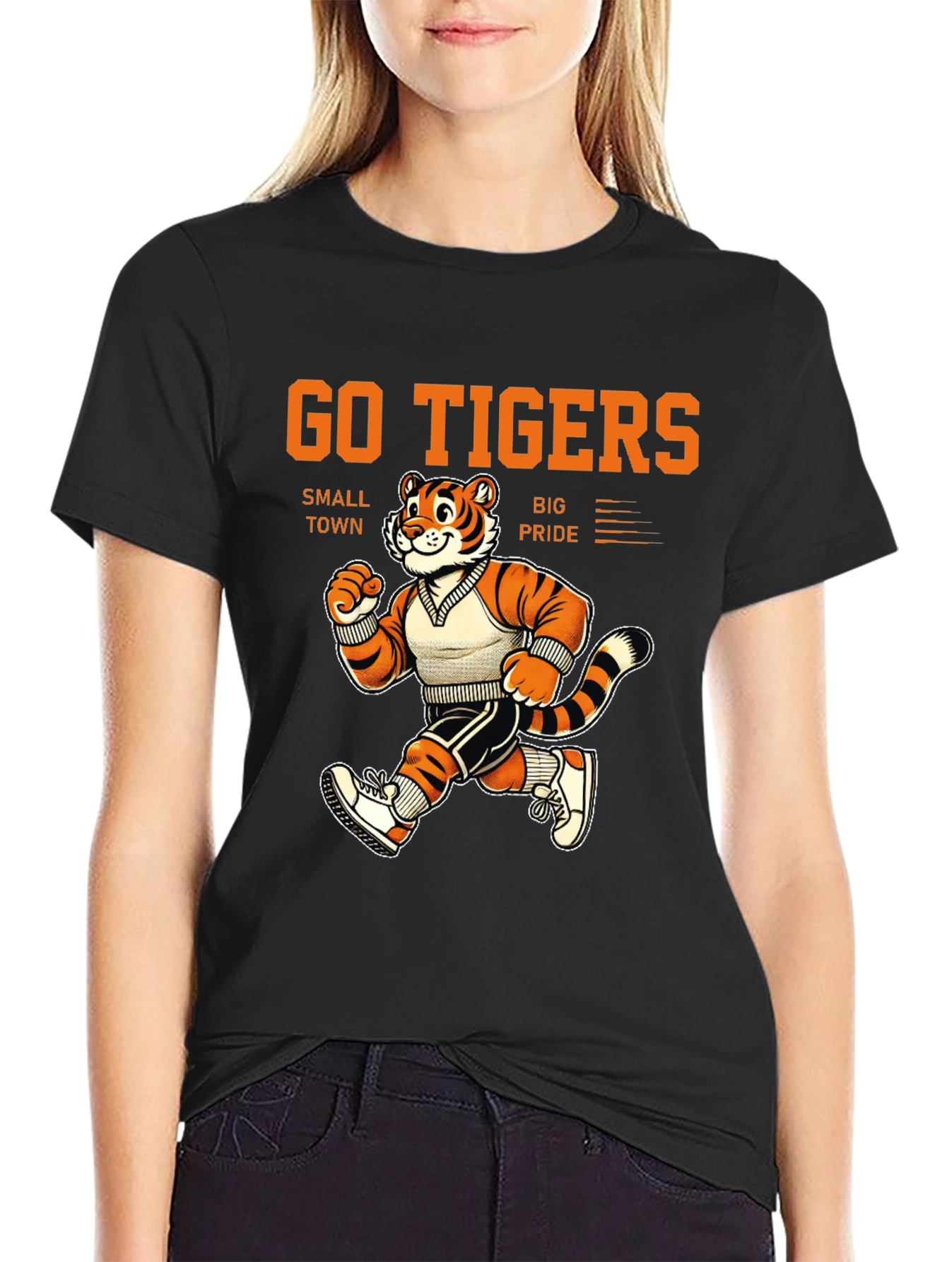 Go Tigers T-Shirt - Small Town Big Pride!